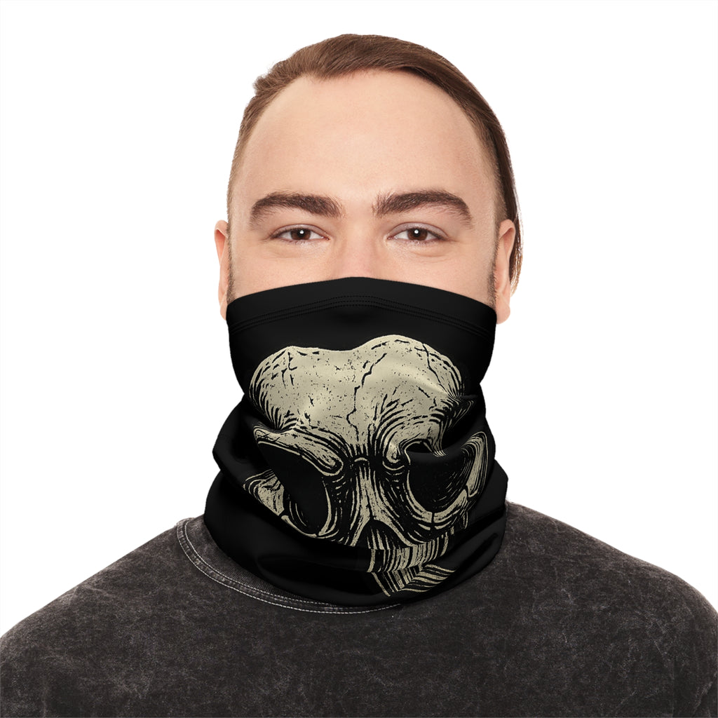 Skull Bird Beak Design Neck Gaiter