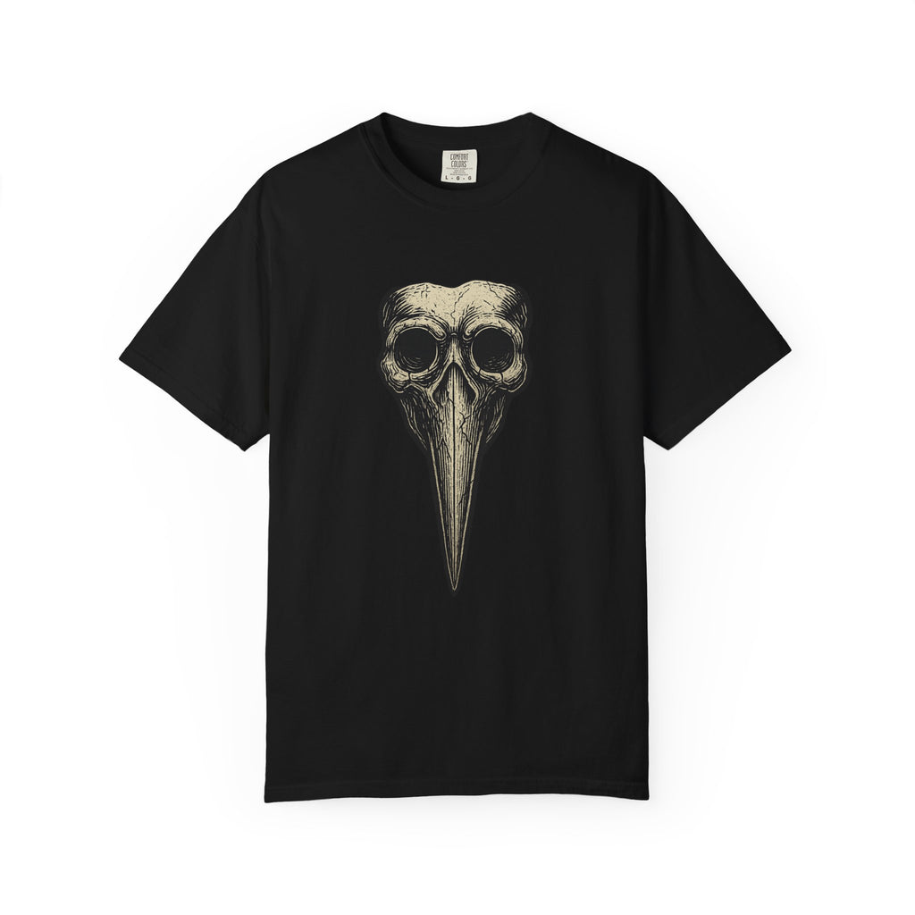Plagued Page Skullified T-Shirt — Gothic Skull Graphic Cotton Tee