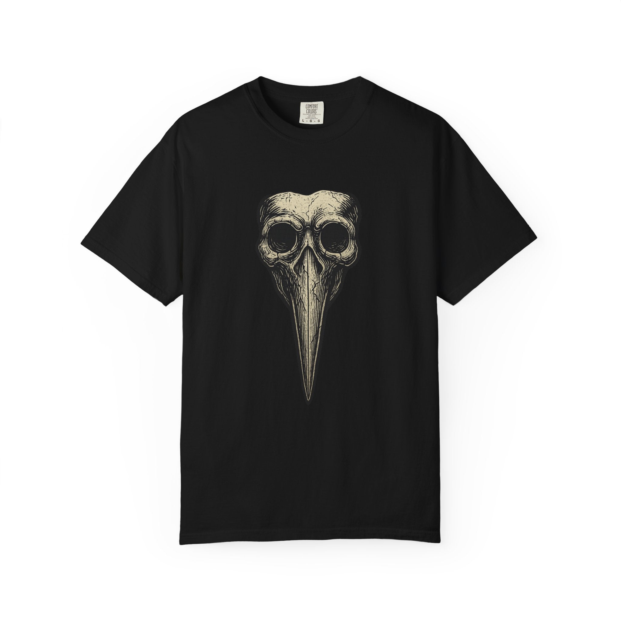 Plagued Page Skullified T-Shirt — Gothic Skull Graphic Cotton Tee