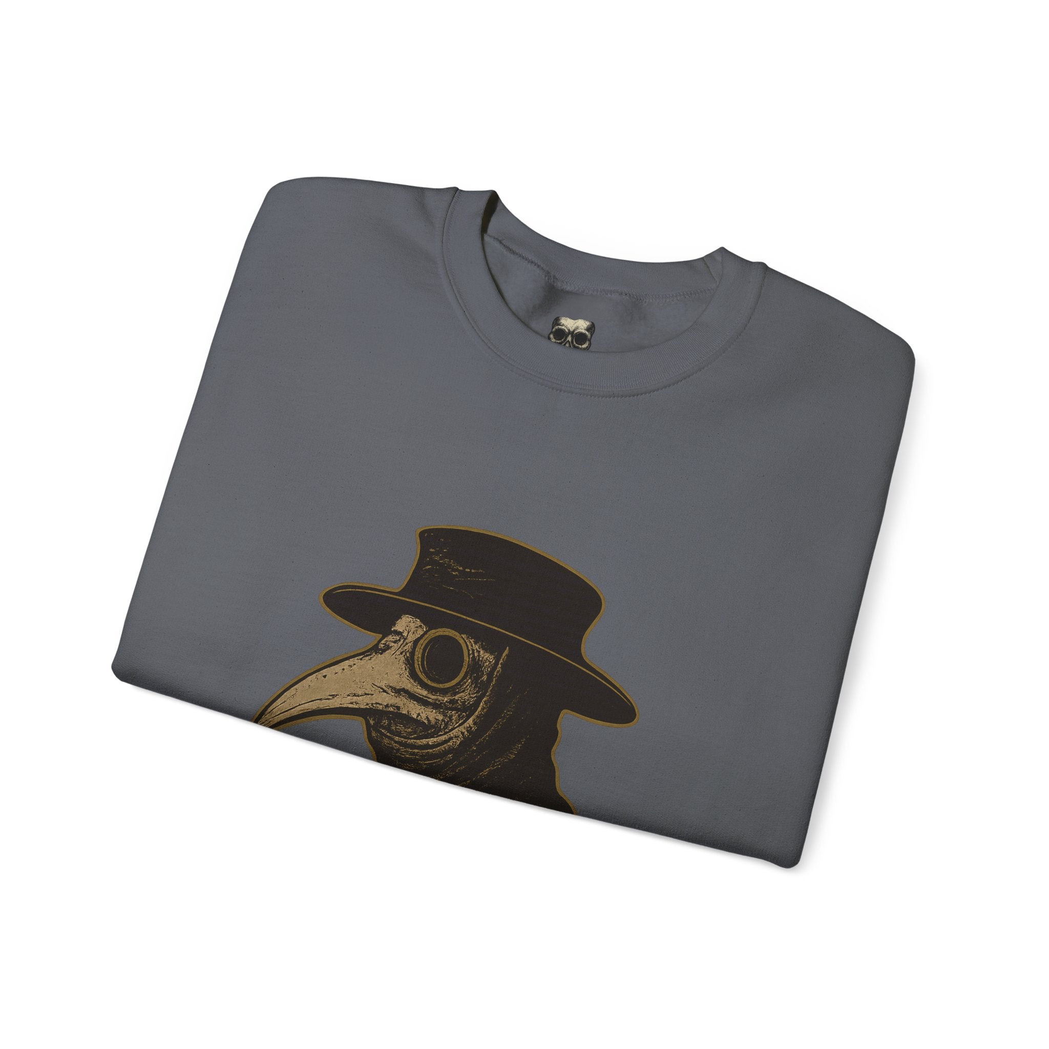 Plague Doctor Illustration Crewneck Sweatshirt | Explore Thy Lore