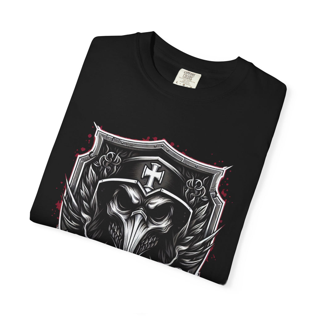 Plague Knight Unisex T-shirt, Black Tee, Grim Reaper Shirt, Medieval Fantasy