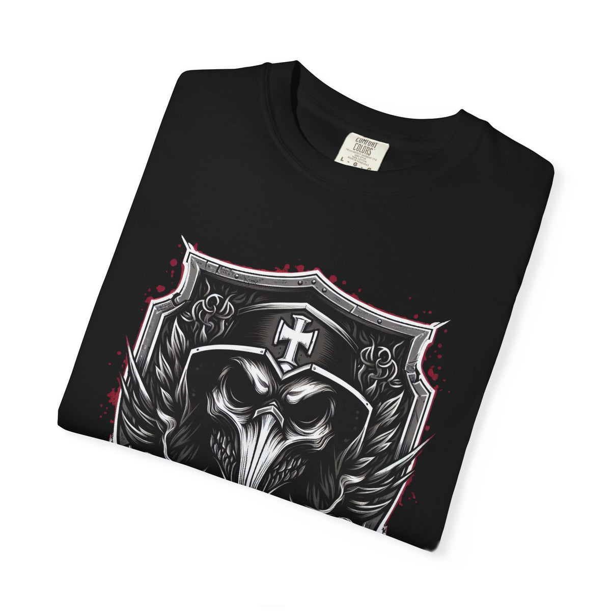 Plague Knight Unisex T-shirt, Black Tee, Grim Reaper Shirt, Medieval Fantasy