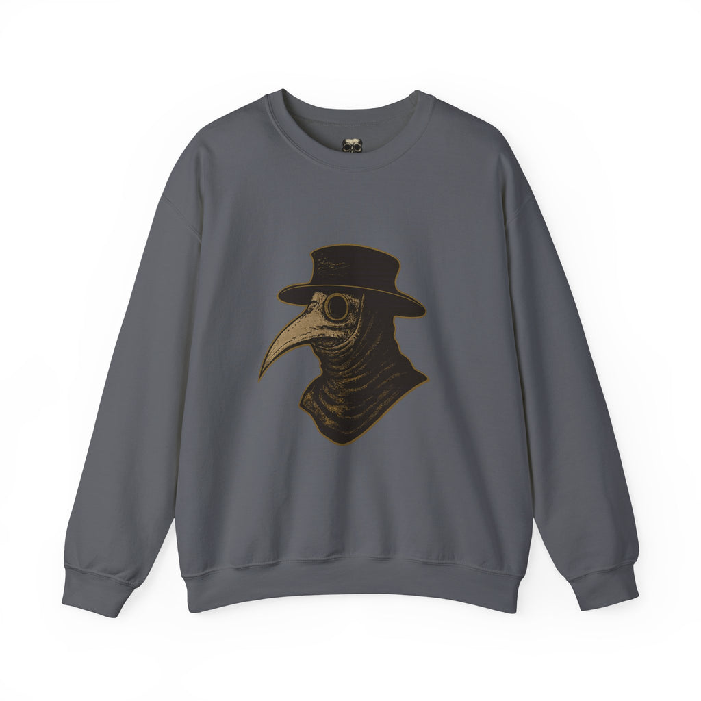 Plague Doctor Illustration Crewneck Sweatshirt | Explore Thy Lore