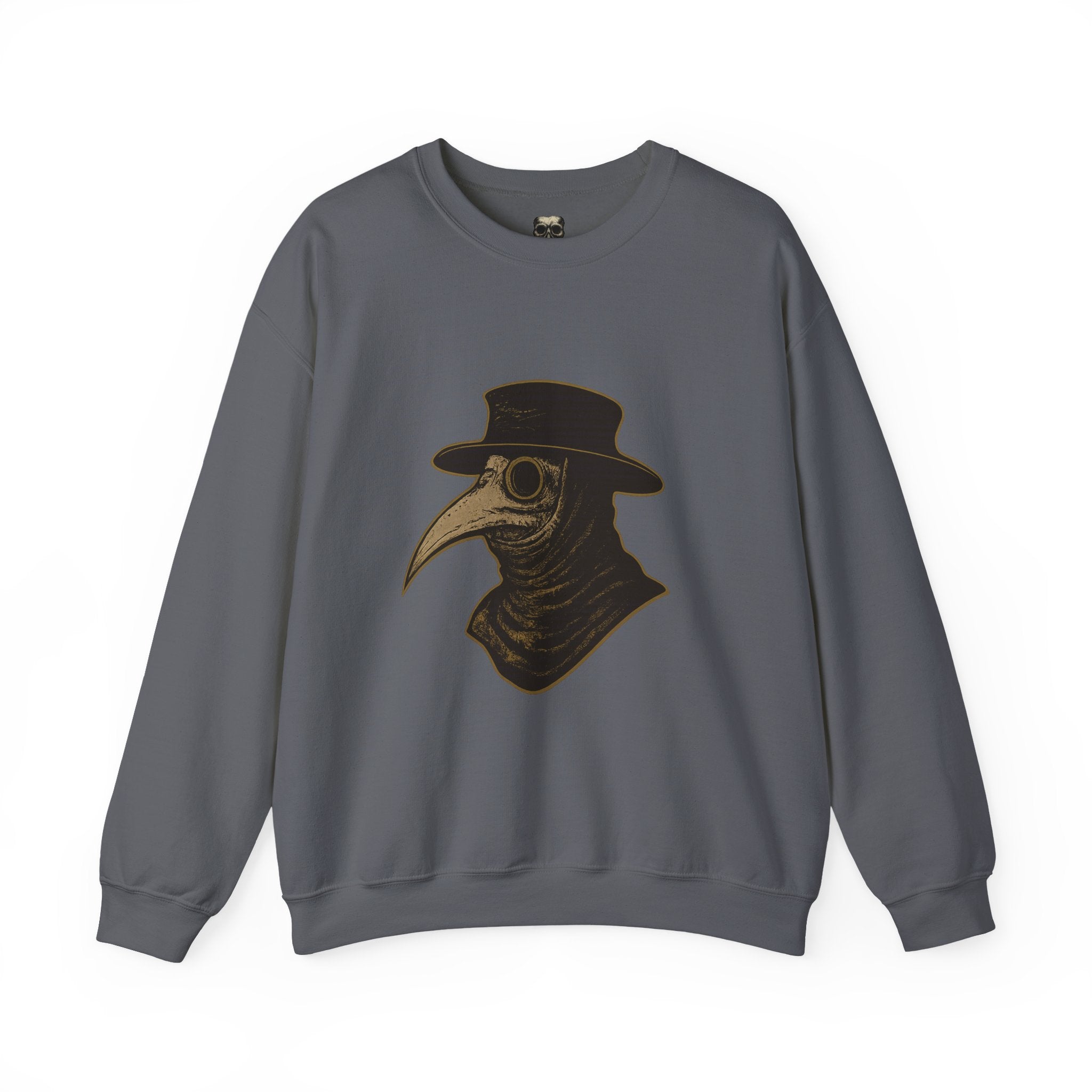 Plague Doctor Illustration Crewneck Sweatshirt | Explore Thy Lore