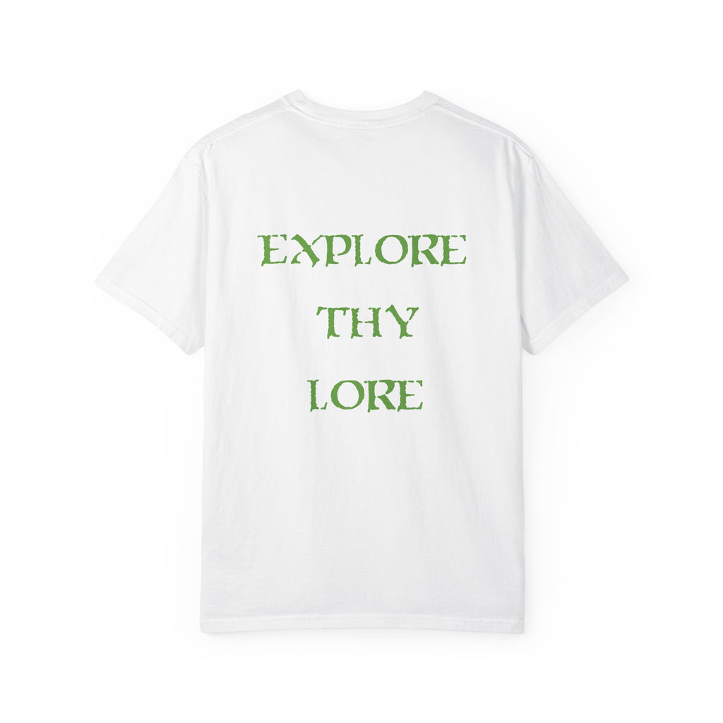 Plagued Page Comics T-Shirt, Explore Thy Lore Tee