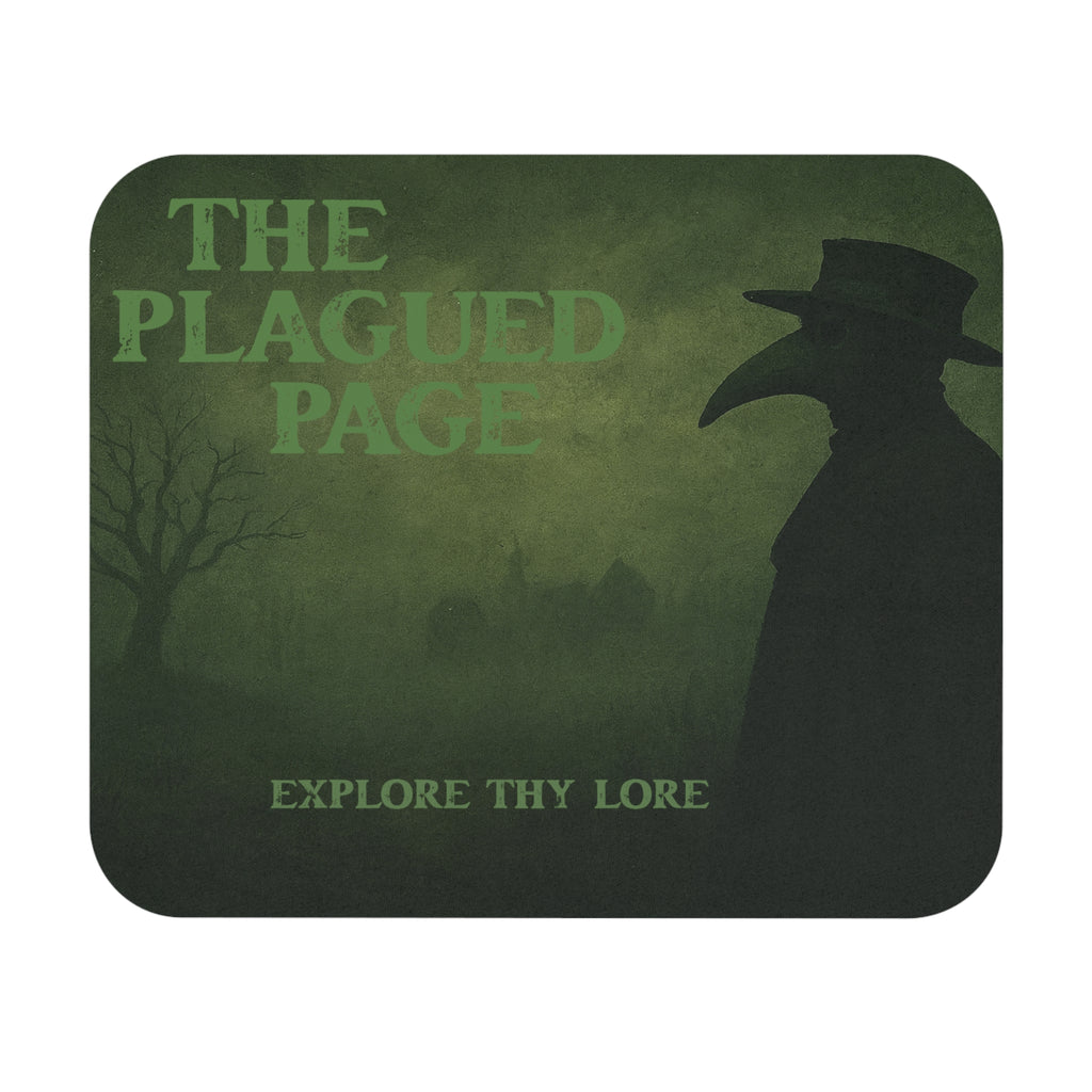 Plagued Page Plague Doctor Mouse Pad