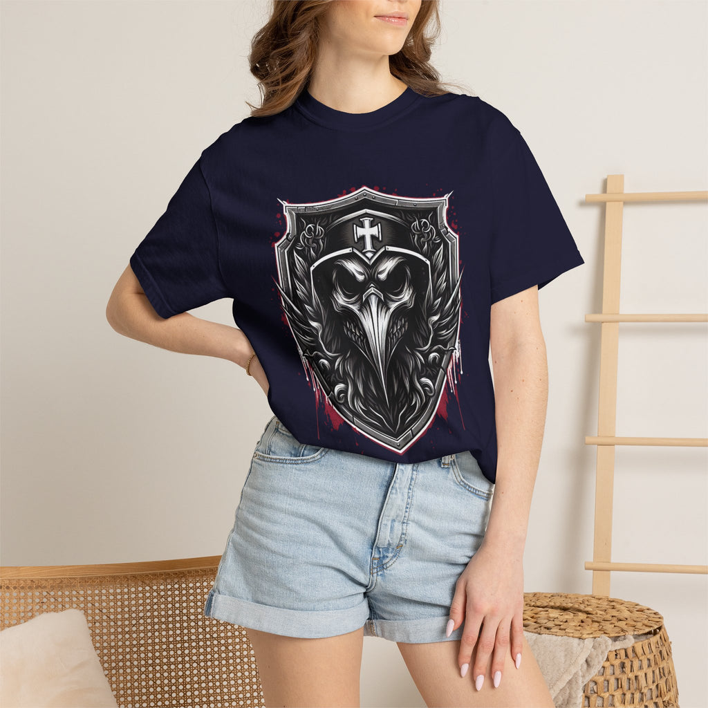 Plague Knight Unisex T-shirt, Black Tee, Grim Reaper Shirt, Medieval Fantasy