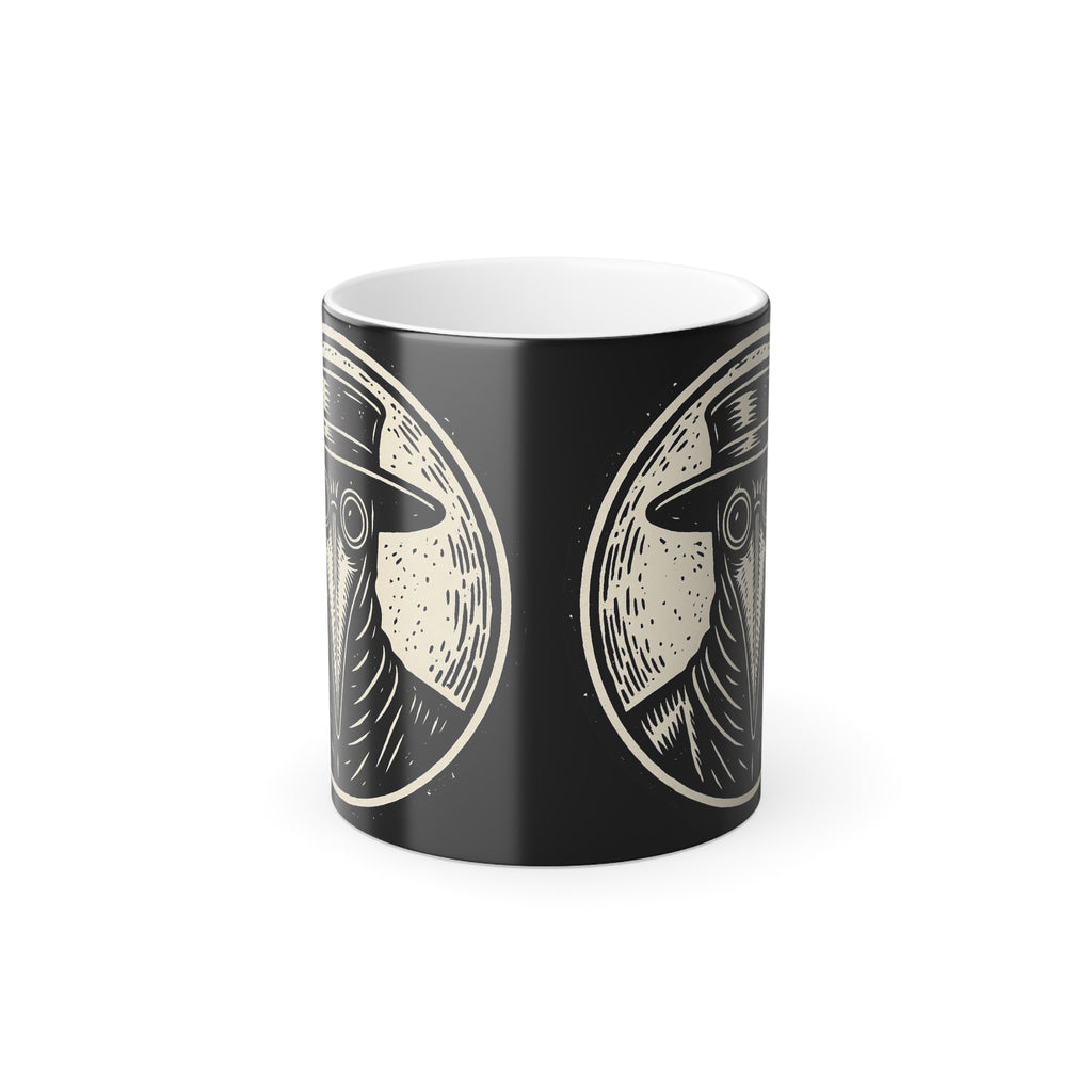 Plague Doctor Color‑Morph Mug — Heat‑Reactive 11oz