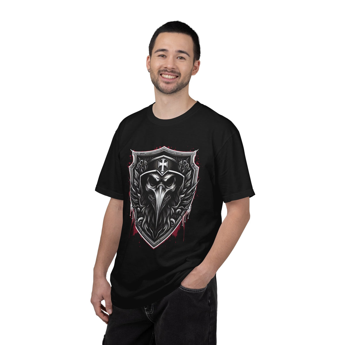 Plague Knight Unisex T-shirt, Black Tee, Grim Reaper Shirt, Medieval Fantasy