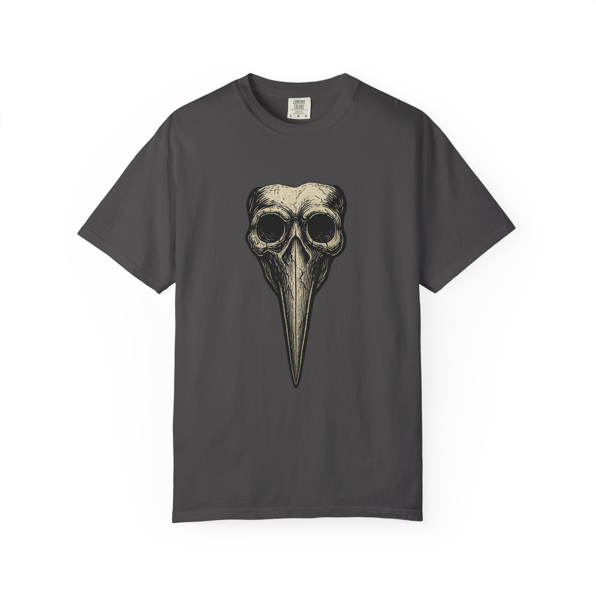 Plagued Page Skullified T-Shirt — Gothic Skull Graphic Cotton Tee