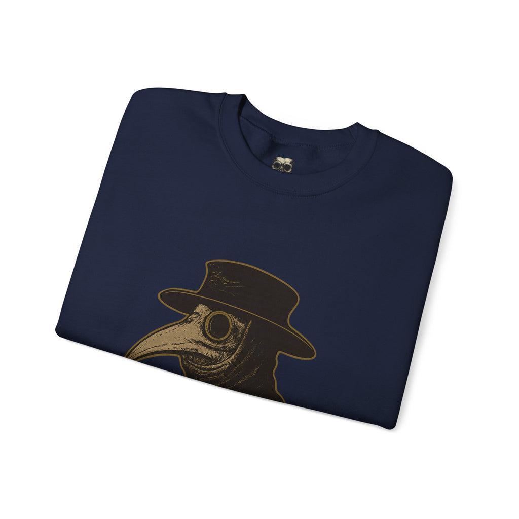 Plague Doctor Illustration Crewneck Sweatshirt | Explore Thy Lore