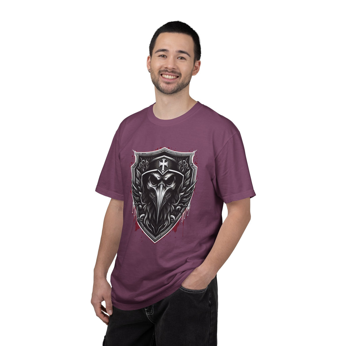 Plague Knight Unisex T-shirt, Black Tee, Grim Reaper Shirt, Medieval Fantasy