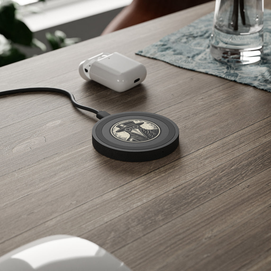 Plague Doctor Illustration Wireless Charging Pad