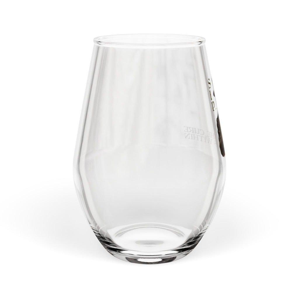 The Cure Is Within Stemless Wine Glass | 11.75oz