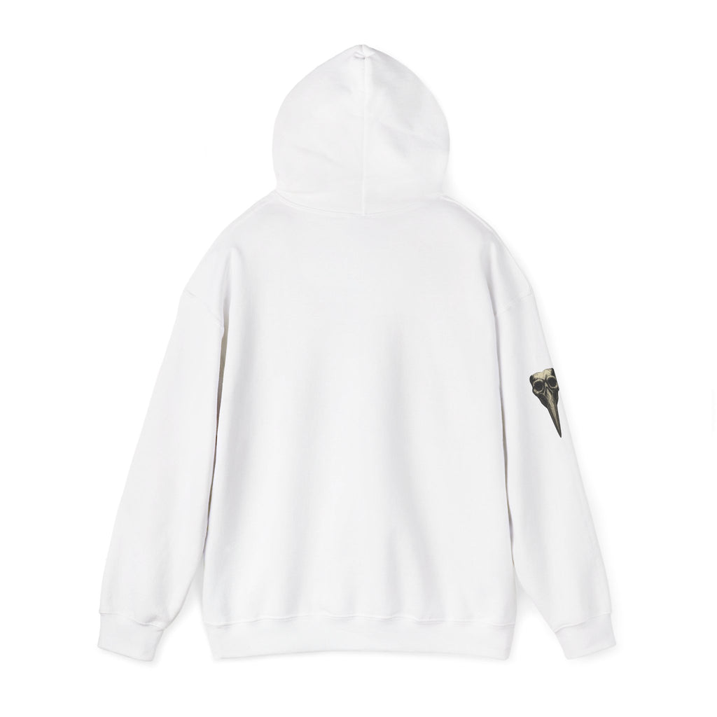 Gothic Vintage Medical Mask Hoodie — "The Plagued Page" Pullover