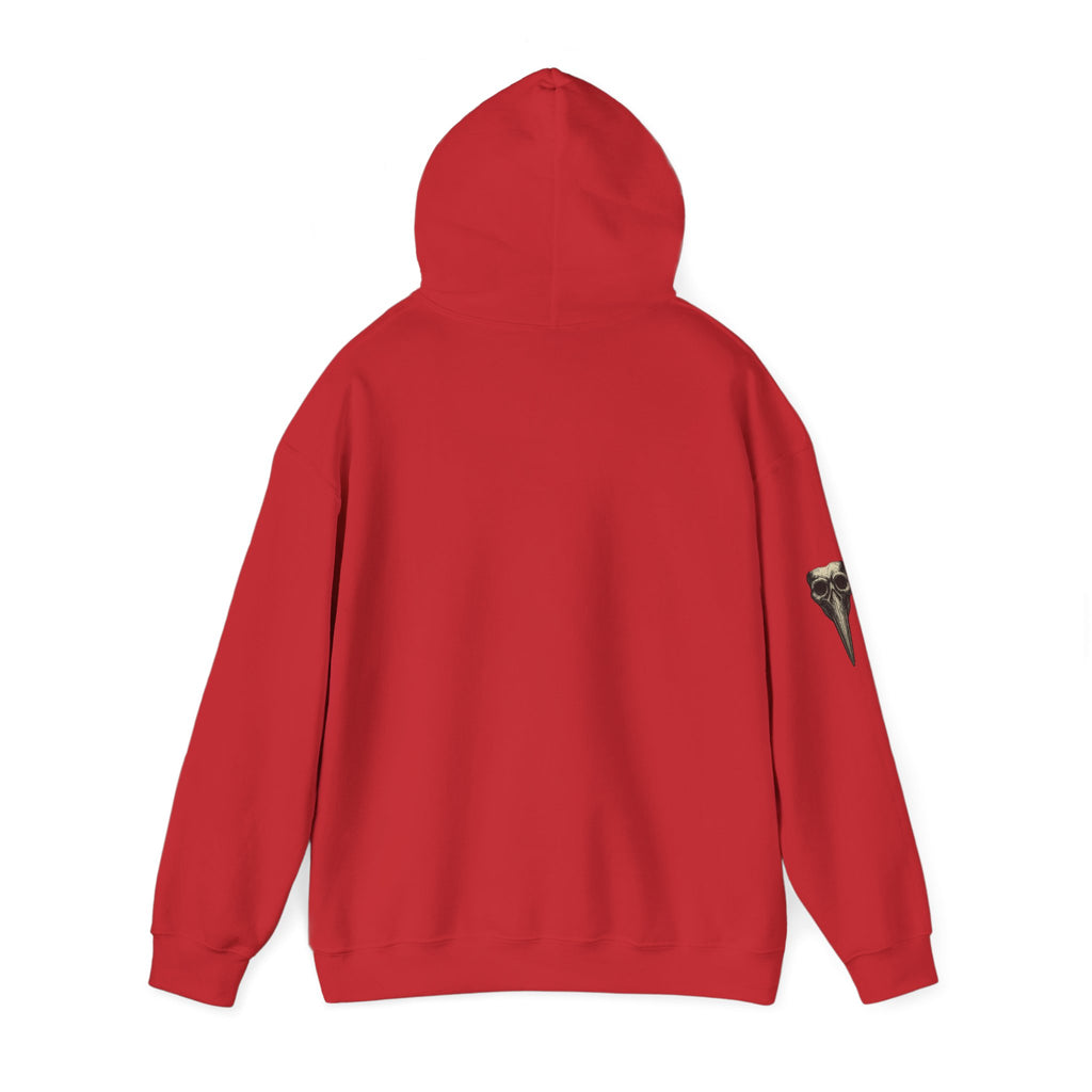 Gothic Vintage Medical Mask Hoodie — "The Plagued Page" Pullover