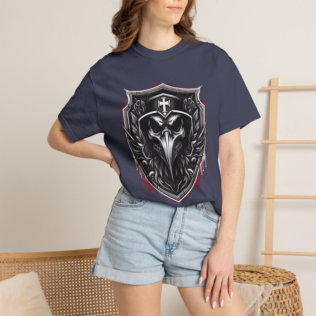 Plague Knight Unisex T-shirt, Black Tee, Grim Reaper Shirt, Medieval Fantasy