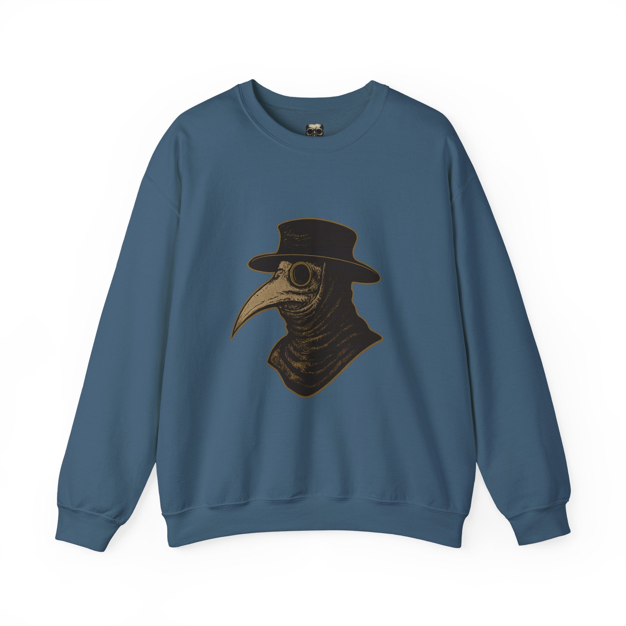 Plague Doctor Illustration Crewneck Sweatshirt | Explore Thy Lore