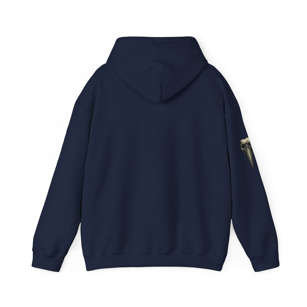 Gothic Vintage Medical Mask Hoodie — "The Plagued Page" Pullover