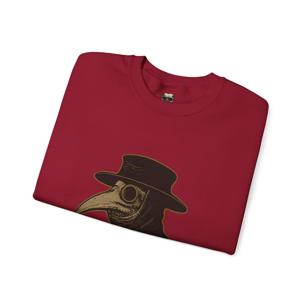 Plague Doctor Illustration Crewneck Sweatshirt | Explore Thy Lore
