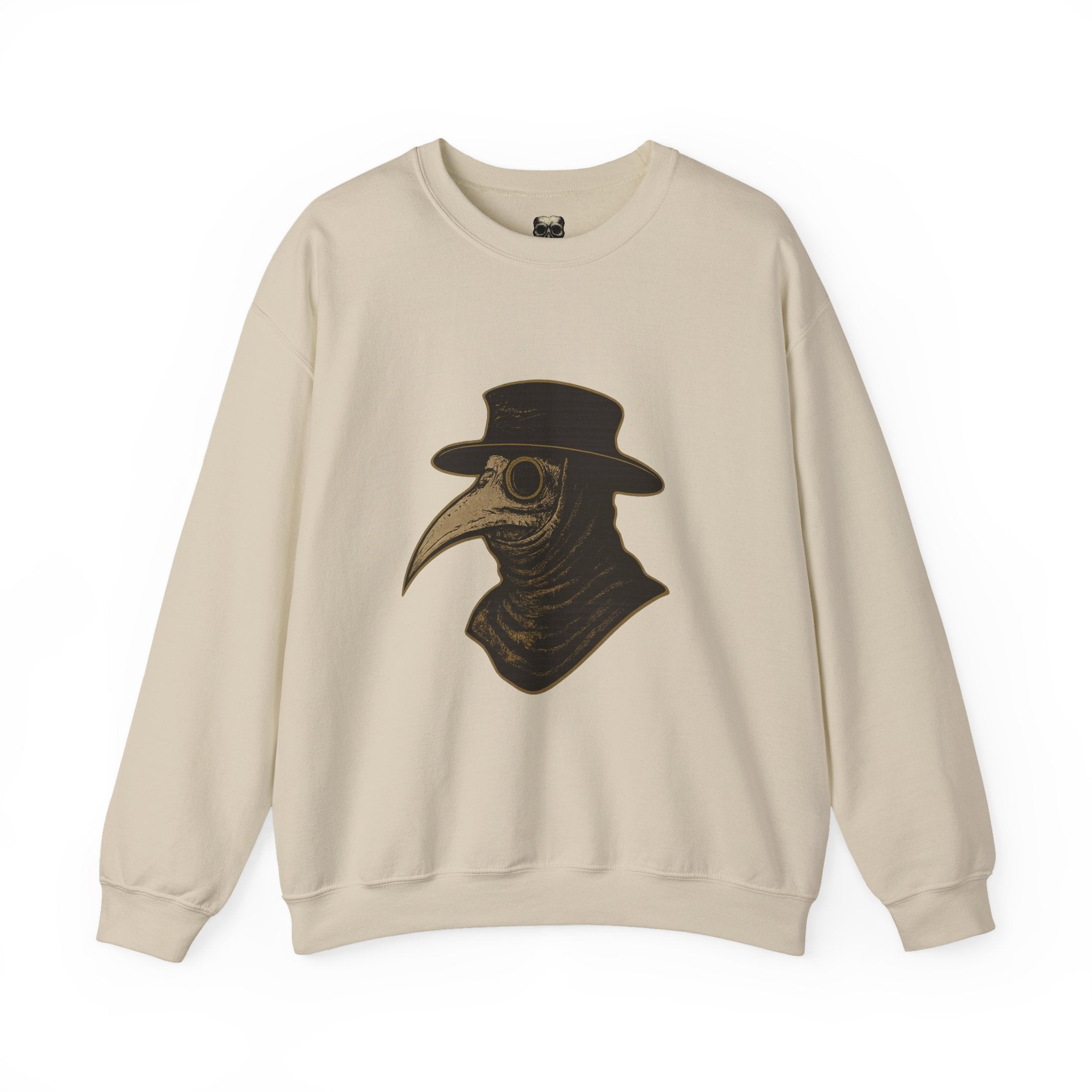 Plague Doctor Illustration Crewneck Sweatshirt | Explore Thy Lore