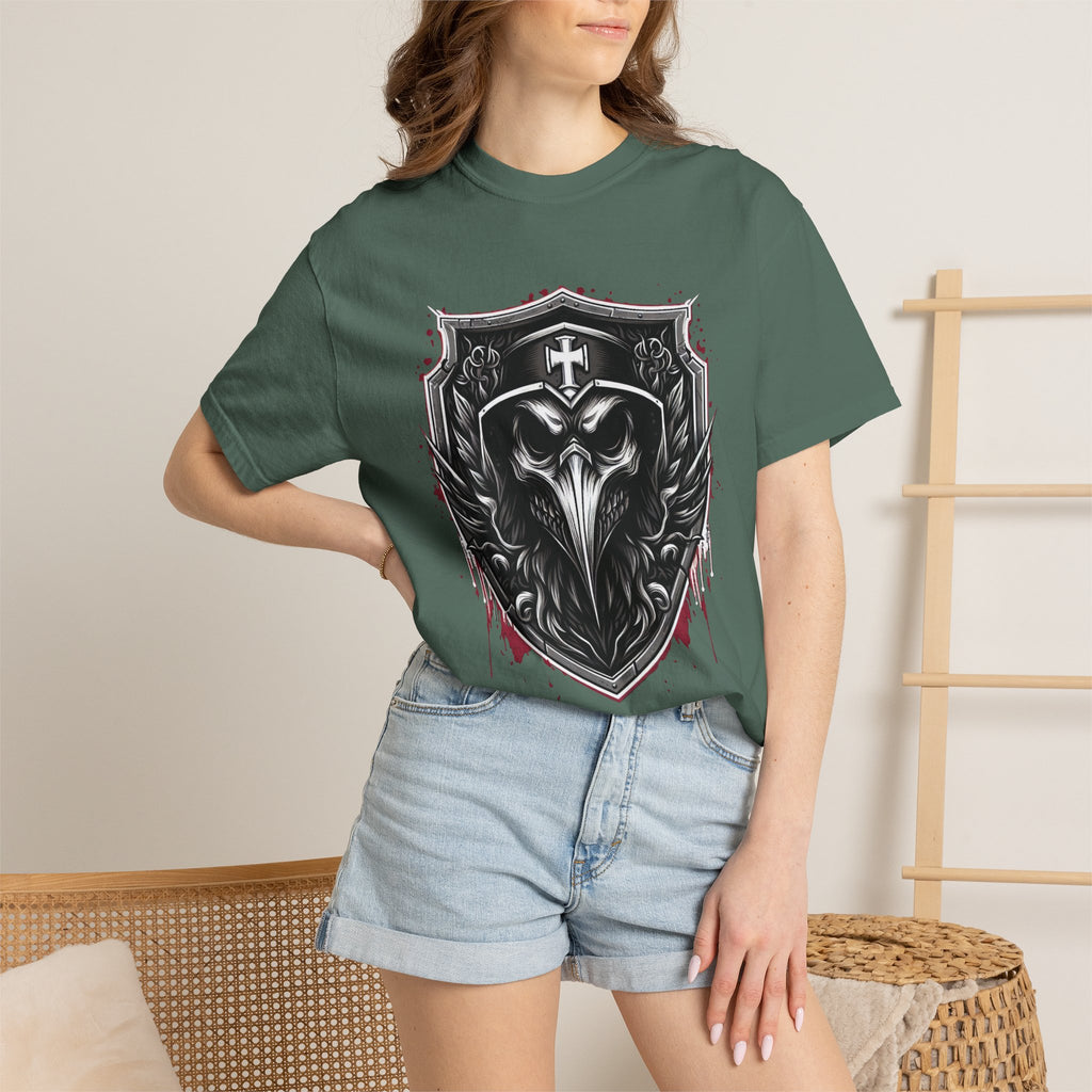 Plague Knight Unisex T-shirt, Black Tee, Grim Reaper Shirt, Medieval Fantasy