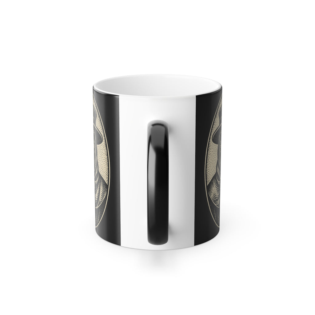 Plague Doctor Color‑Morph Mug — Heat‑Reactive 11oz