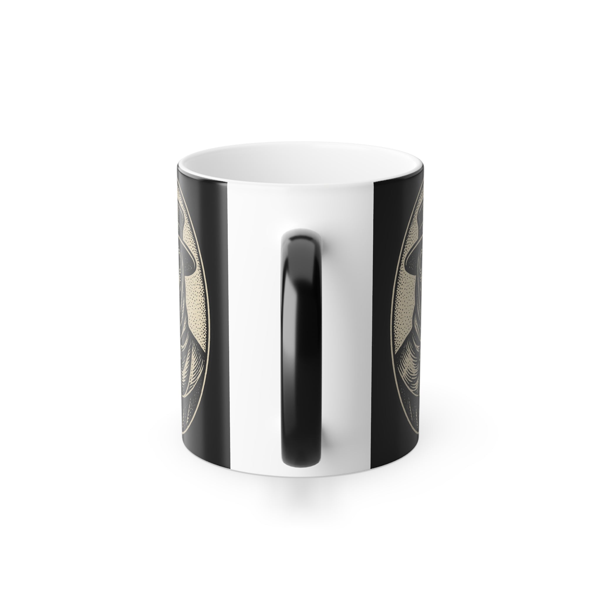 Plague Doctor Color‑Morph Mug — Heat‑Reactive 11oz