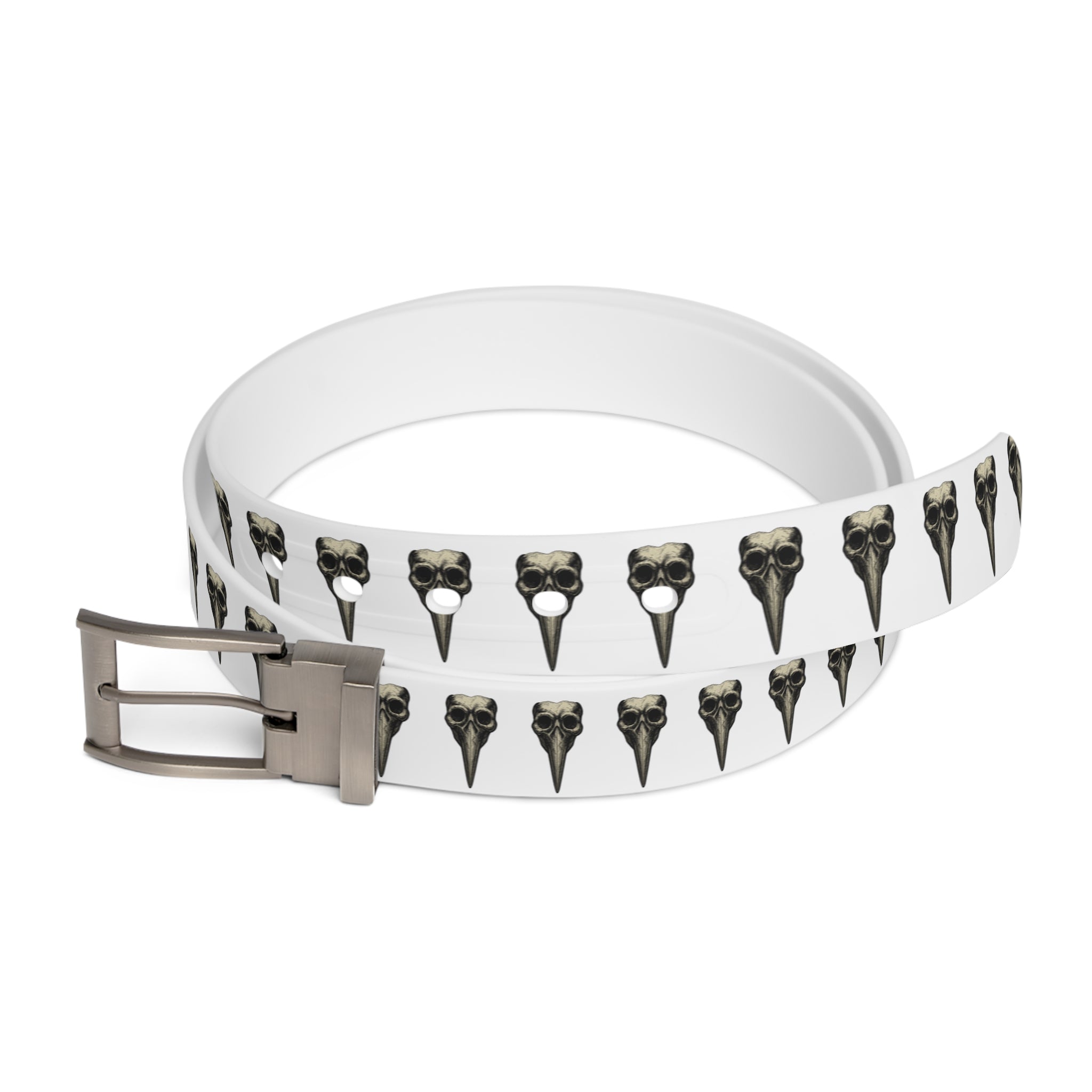 Plague Doctor Mask Belt | Gothic Skull Pattern