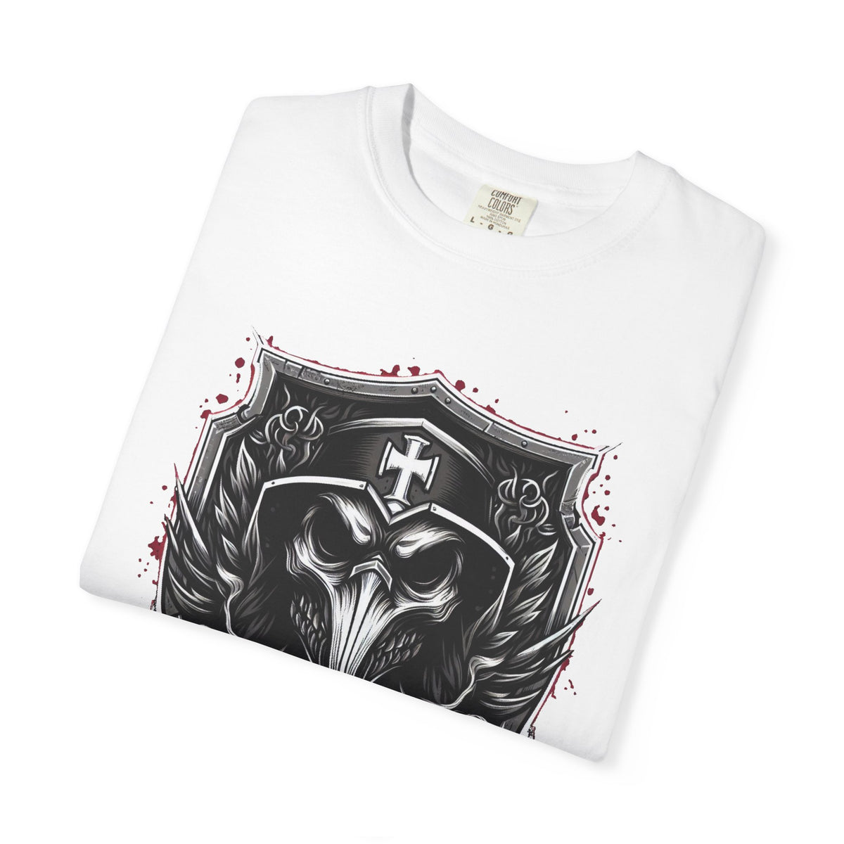 Plague Knight Unisex T-shirt, Black Tee, Grim Reaper Shirt, Medieval Fantasy
