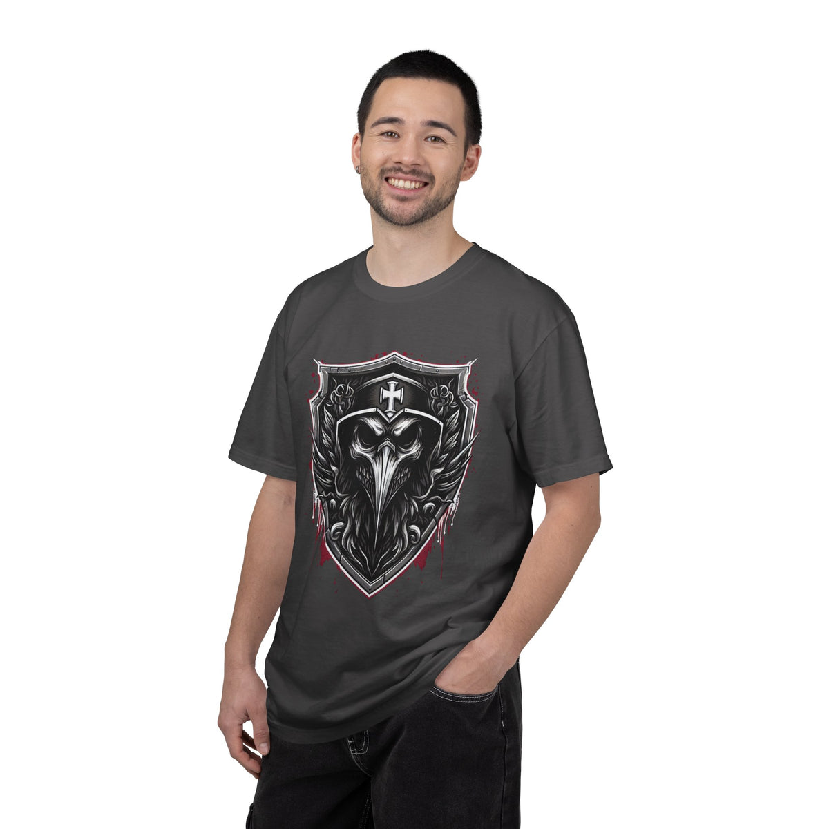 Plague Knight Unisex T-shirt, Black Tee, Grim Reaper Shirt, Medieval Fantasy