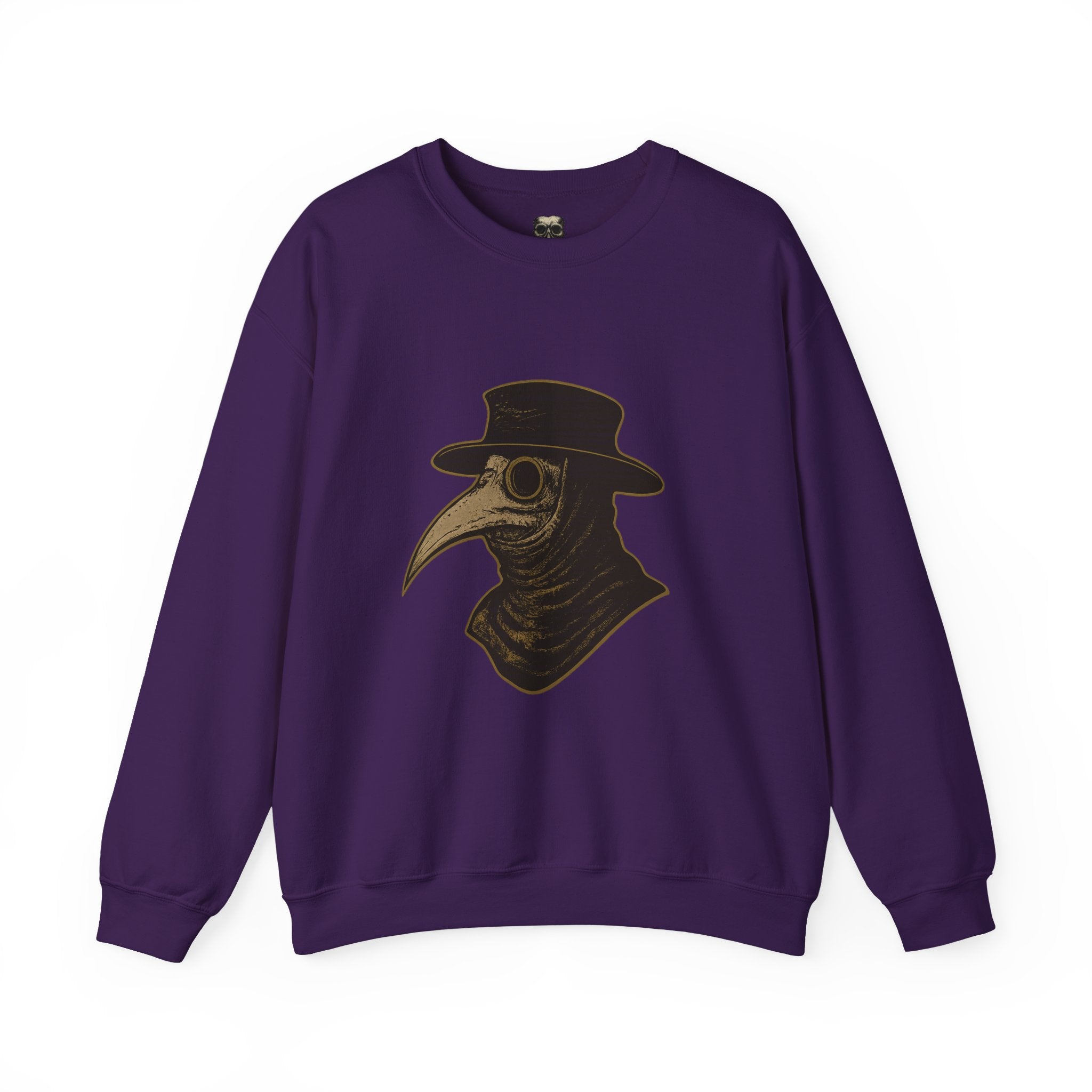 Plague Doctor Illustration Crewneck Sweatshirt | Explore Thy Lore