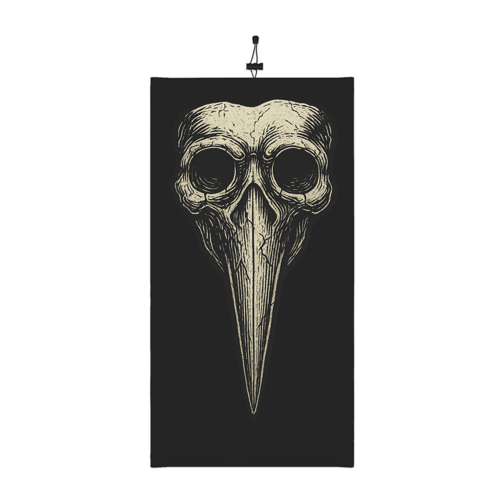 Skull Bird Beak Design Neck Gaiter