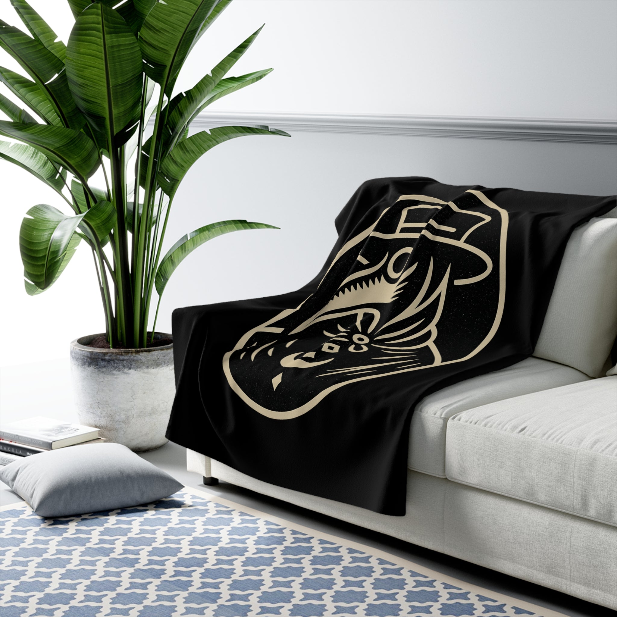 The Plagued Page Sherpa Fleece Blanket