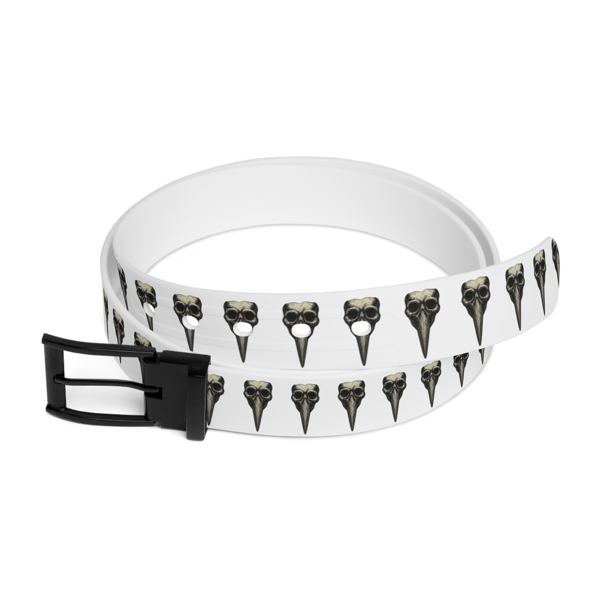 Plague Doctor Mask Belt | Gothic Skull Pattern
