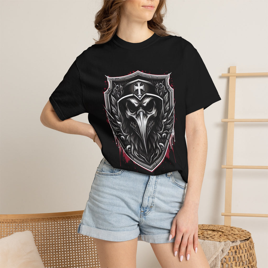Plague Knight Unisex T-shirt, Black Tee, Grim Reaper Shirt, Medieval Fantasy