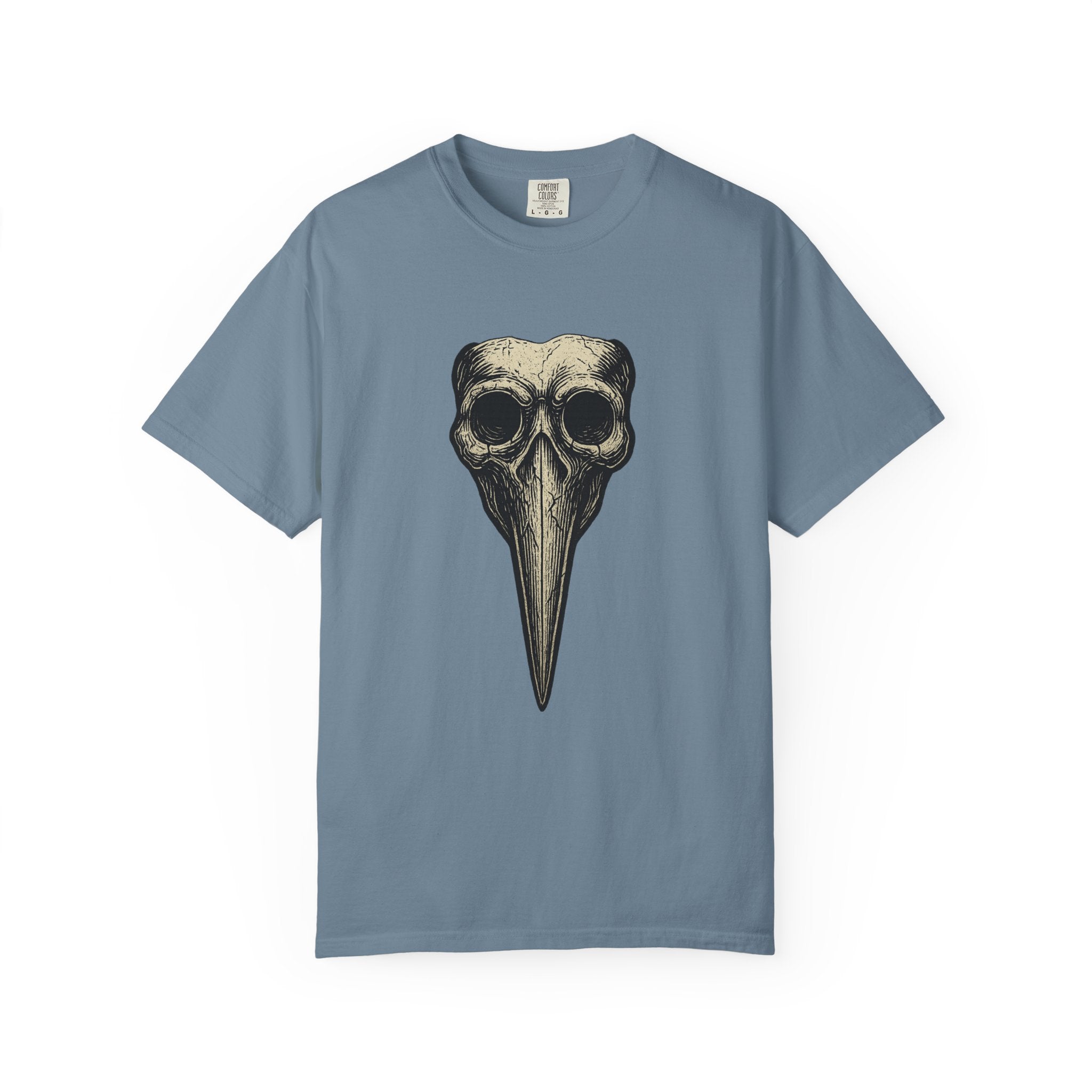 Plagued Page Skullified T-Shirt — Gothic Skull Graphic Cotton Tee
