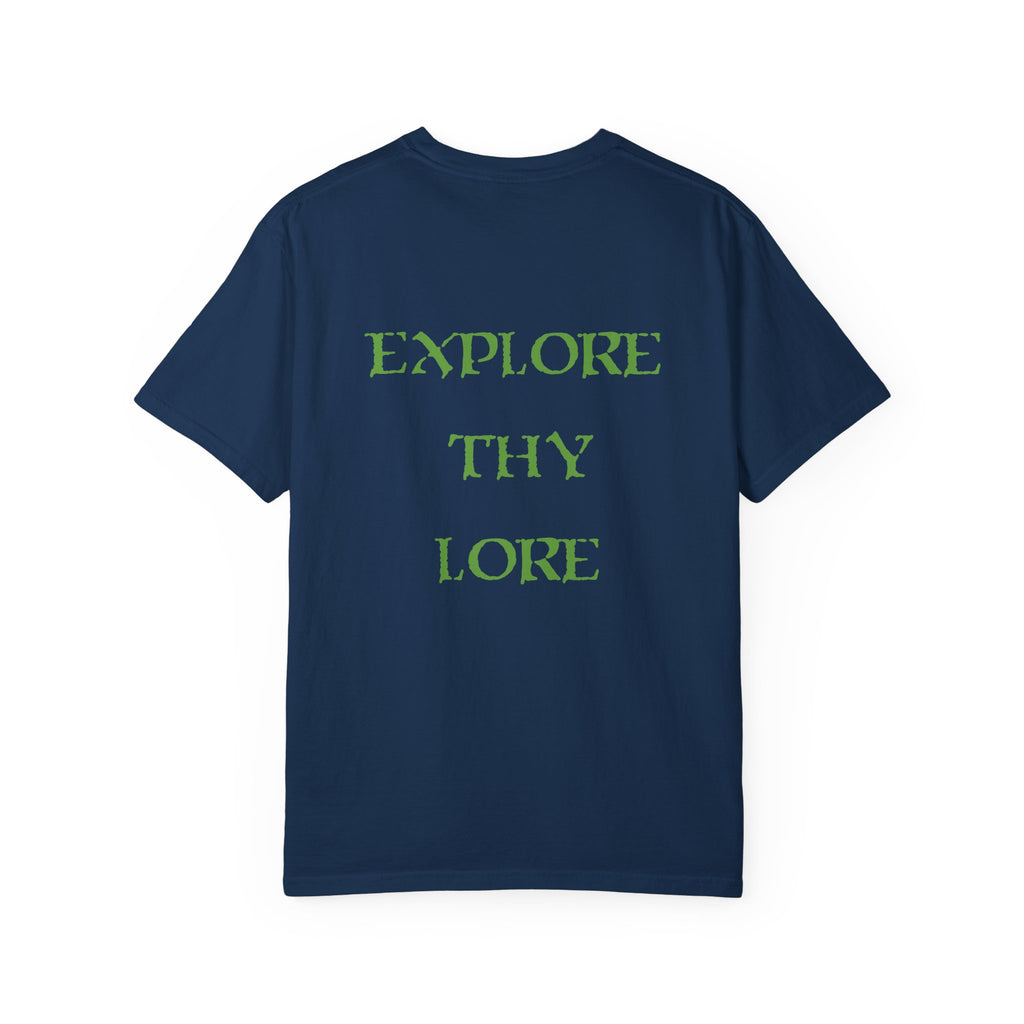 Plagued Page Comics T-Shirt, Explore Thy Lore Tee
