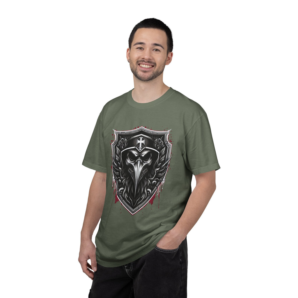 Plague Knight Unisex T-shirt, Black Tee, Grim Reaper Shirt, Medieval Fantasy