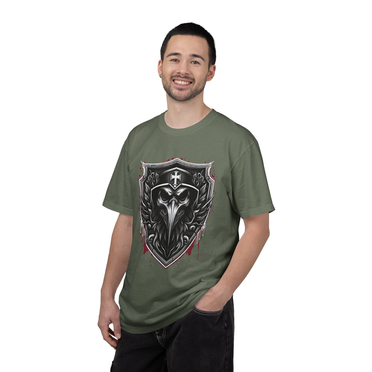 Plague Knight Unisex T-shirt, Black Tee, Grim Reaper Shirt, Medieval Fantasy