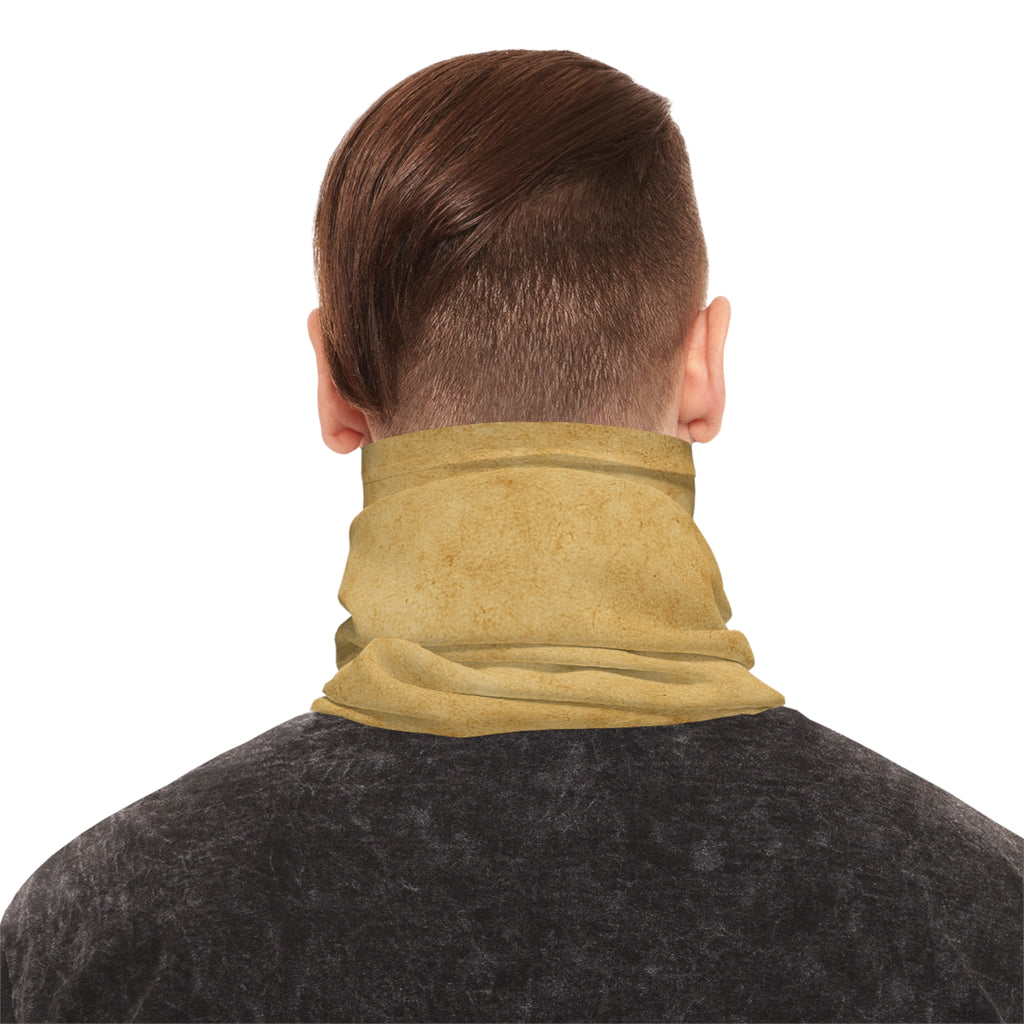 Plagued Page Neck Gaiter — Vintage Medical Mask Face Cover