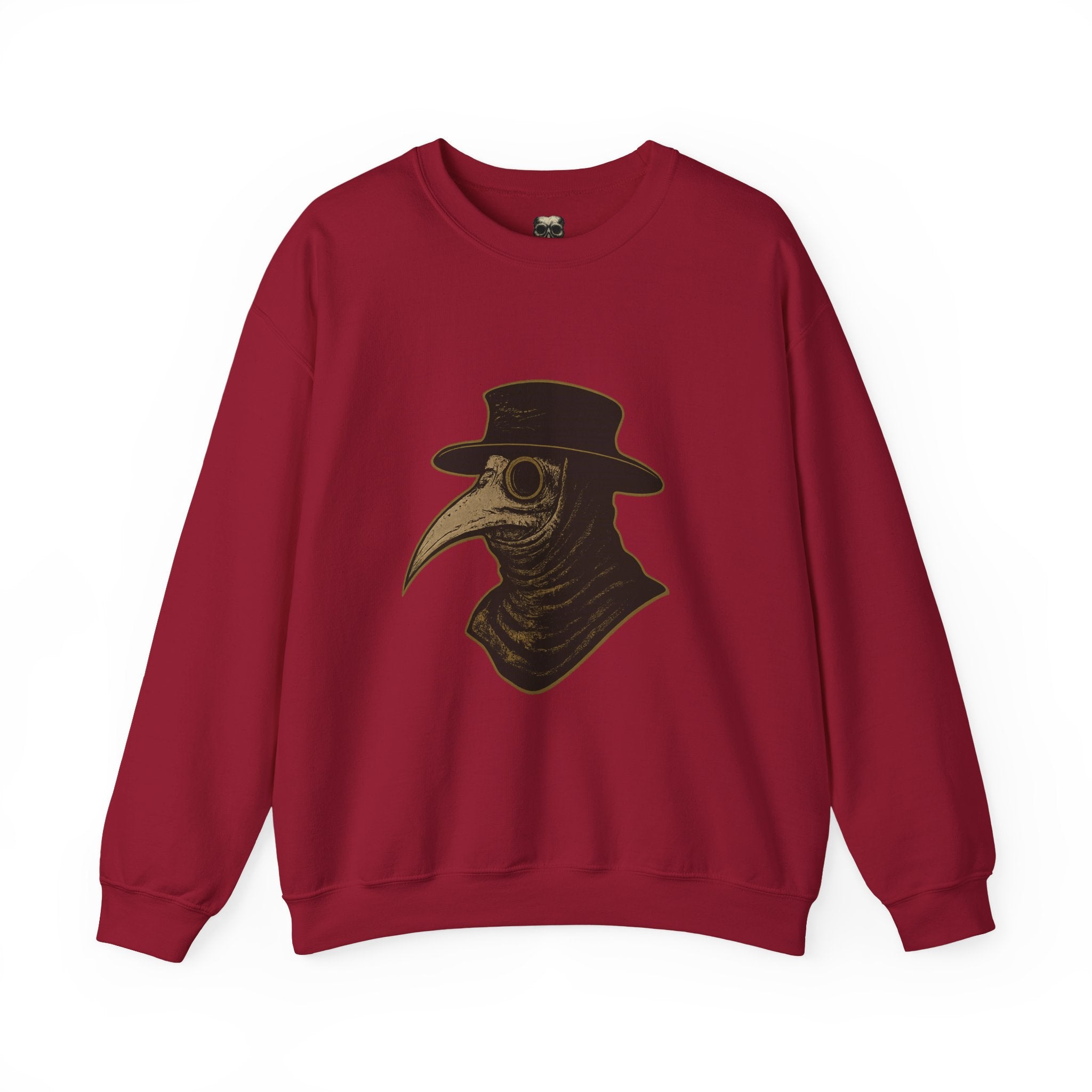 Plague Doctor Illustration Crewneck Sweatshirt | Explore Thy Lore