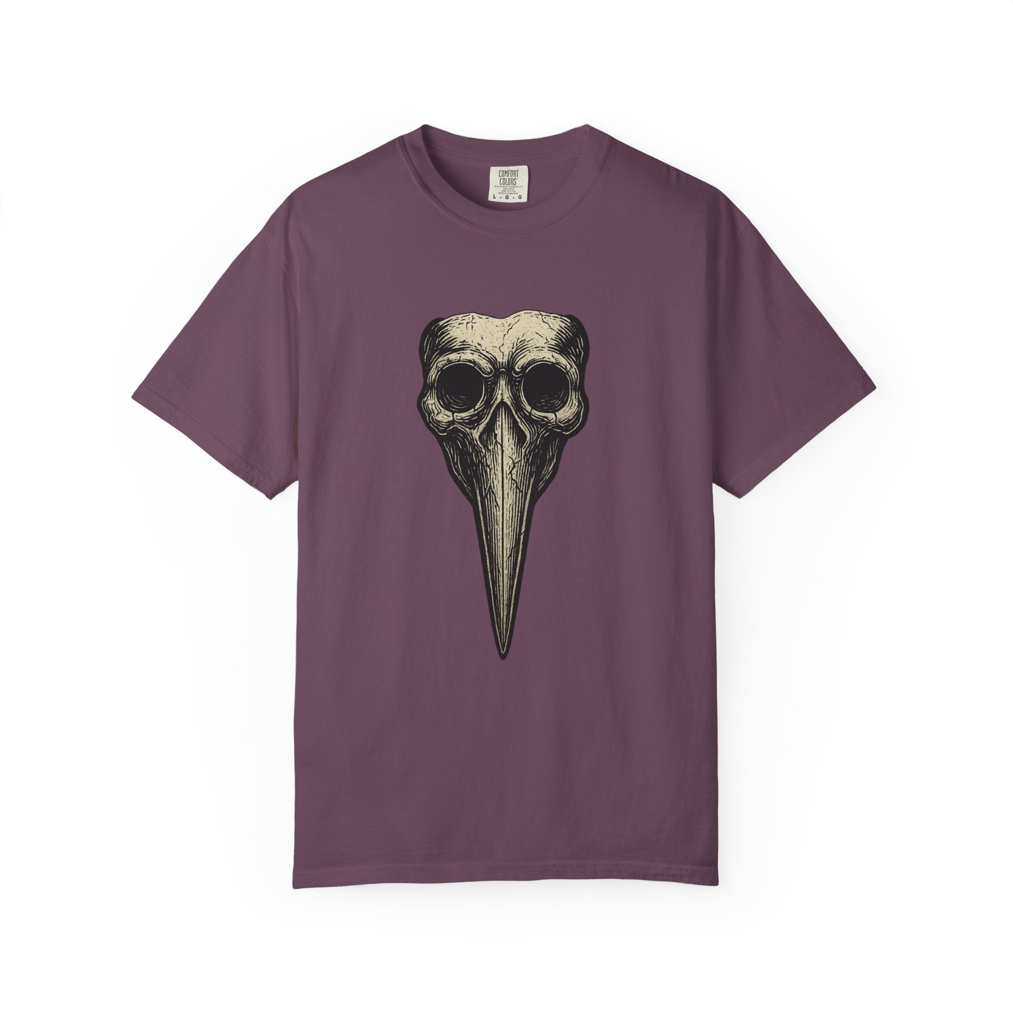 Plagued Page Skullified T-Shirt — Gothic Skull Graphic Cotton Tee