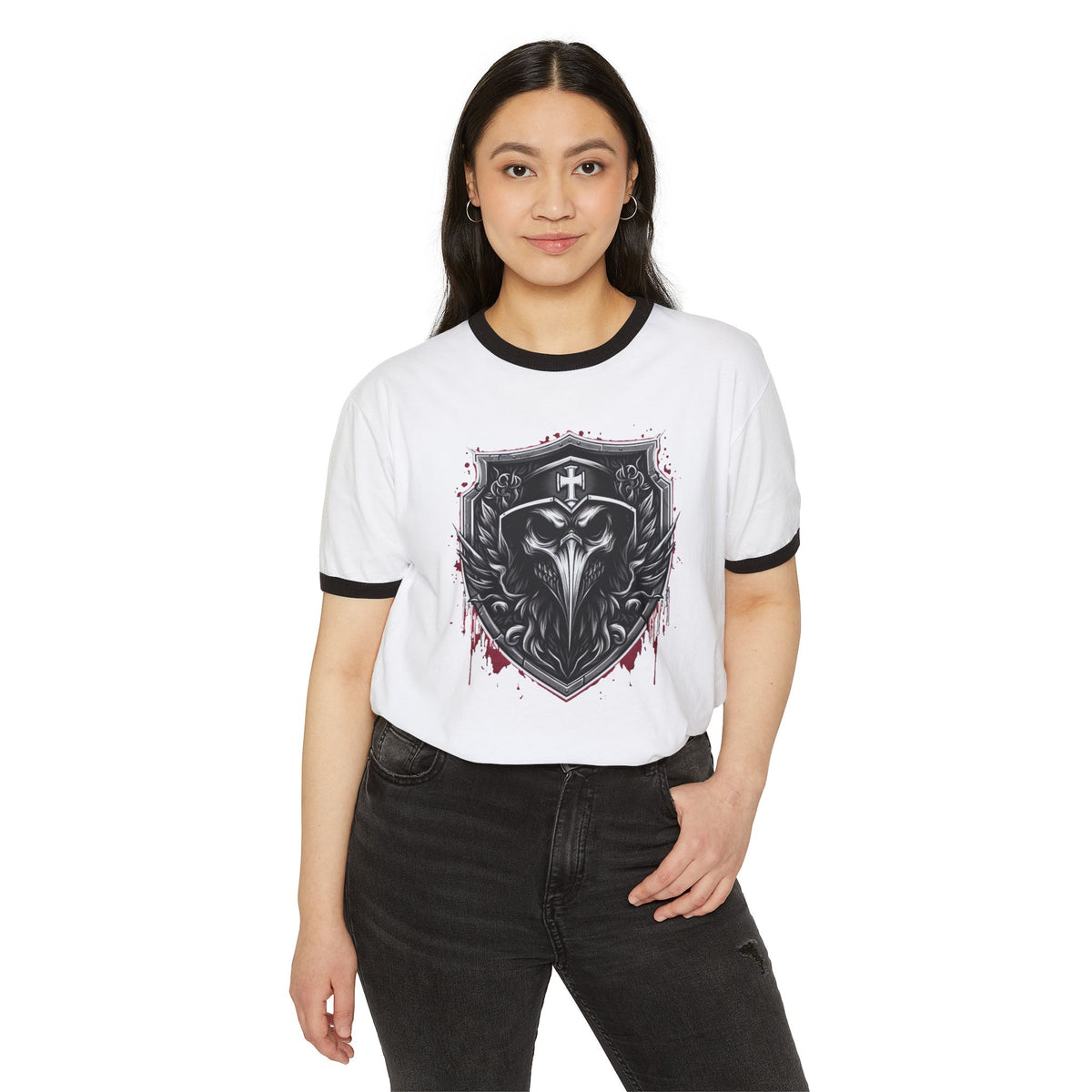 Plague Doctor Crest T-Shirt | The Plagued Page