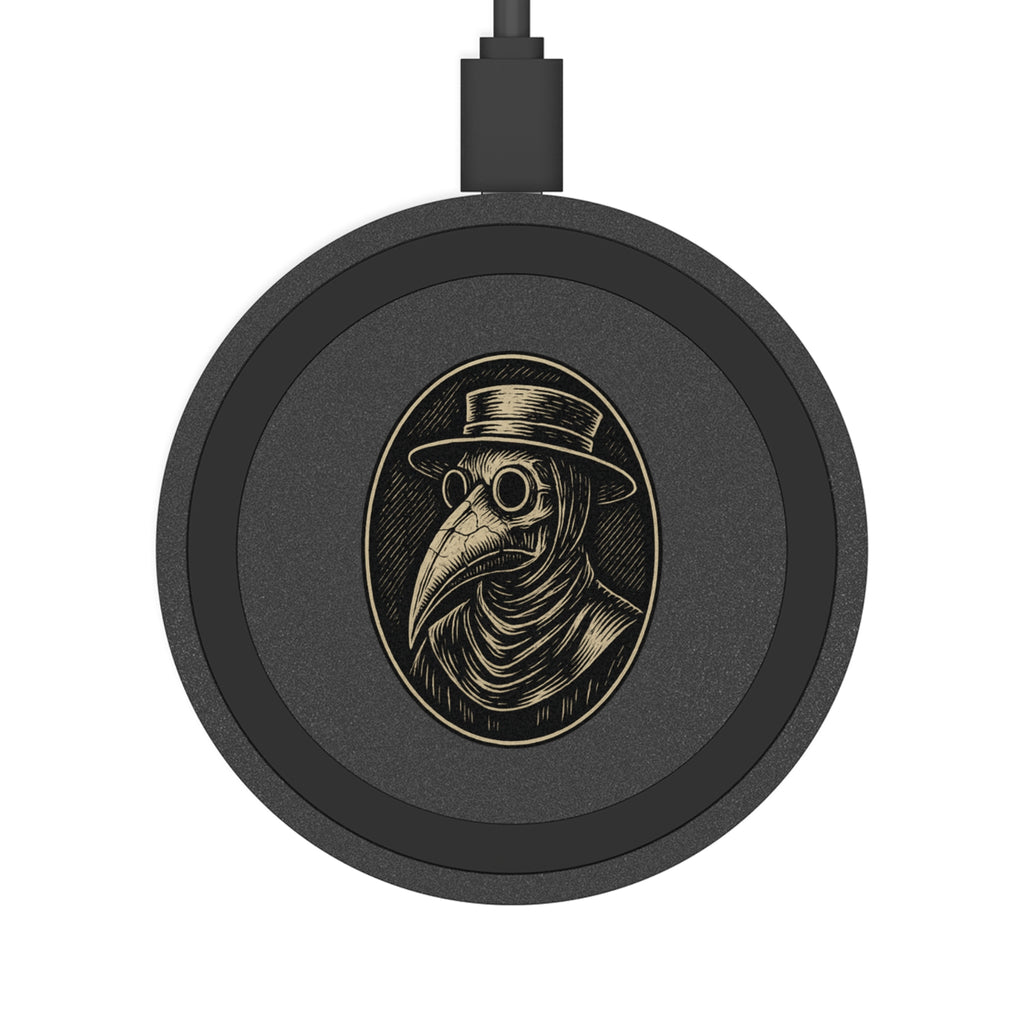 Plague Doctor Illustration Wireless Charging Pad