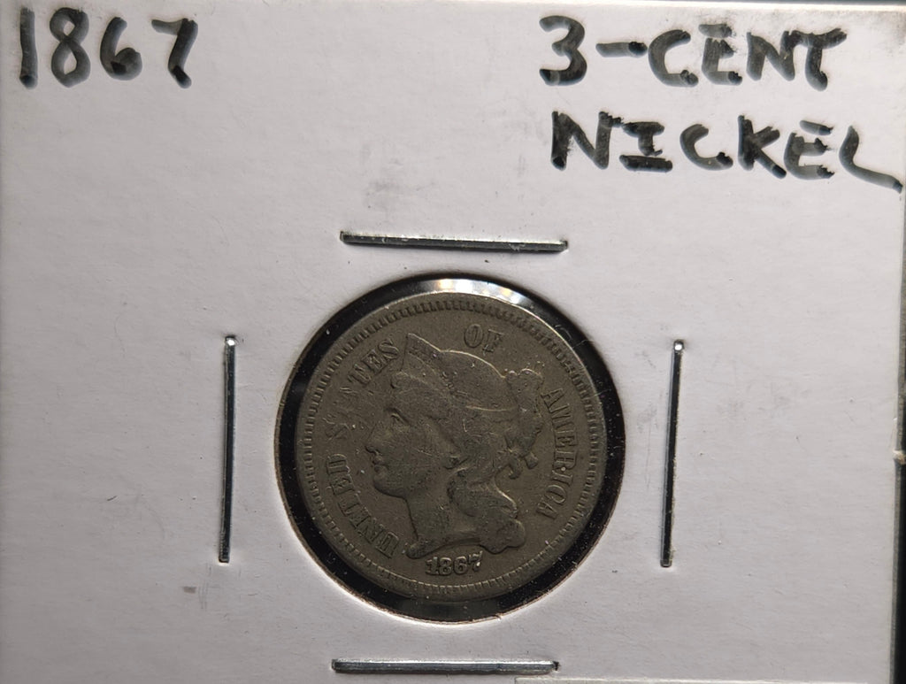 1867 3 Cent Nickel