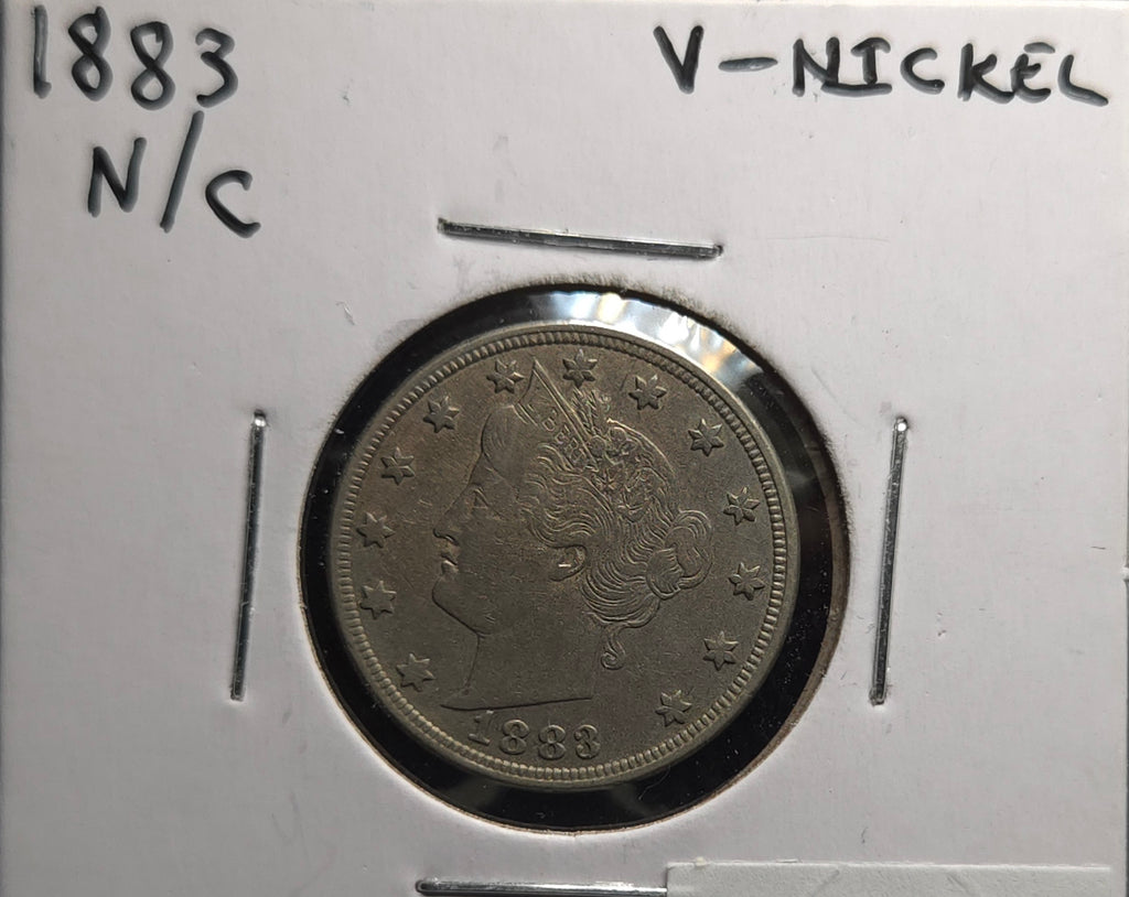 1883 V Nickel (No cents)