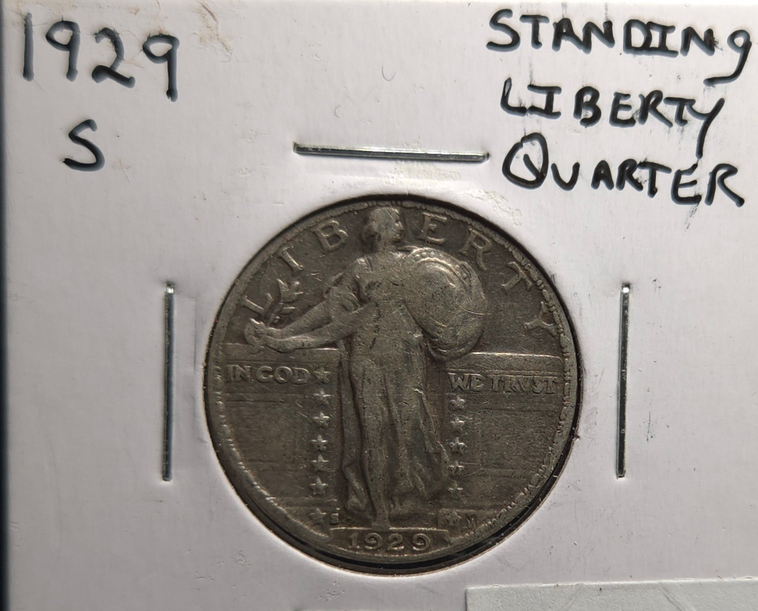 1929 S Standing Liberty Quarter
