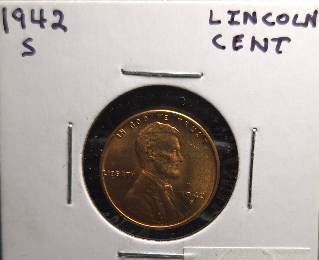 1942 S Lincoln Cent B.U.