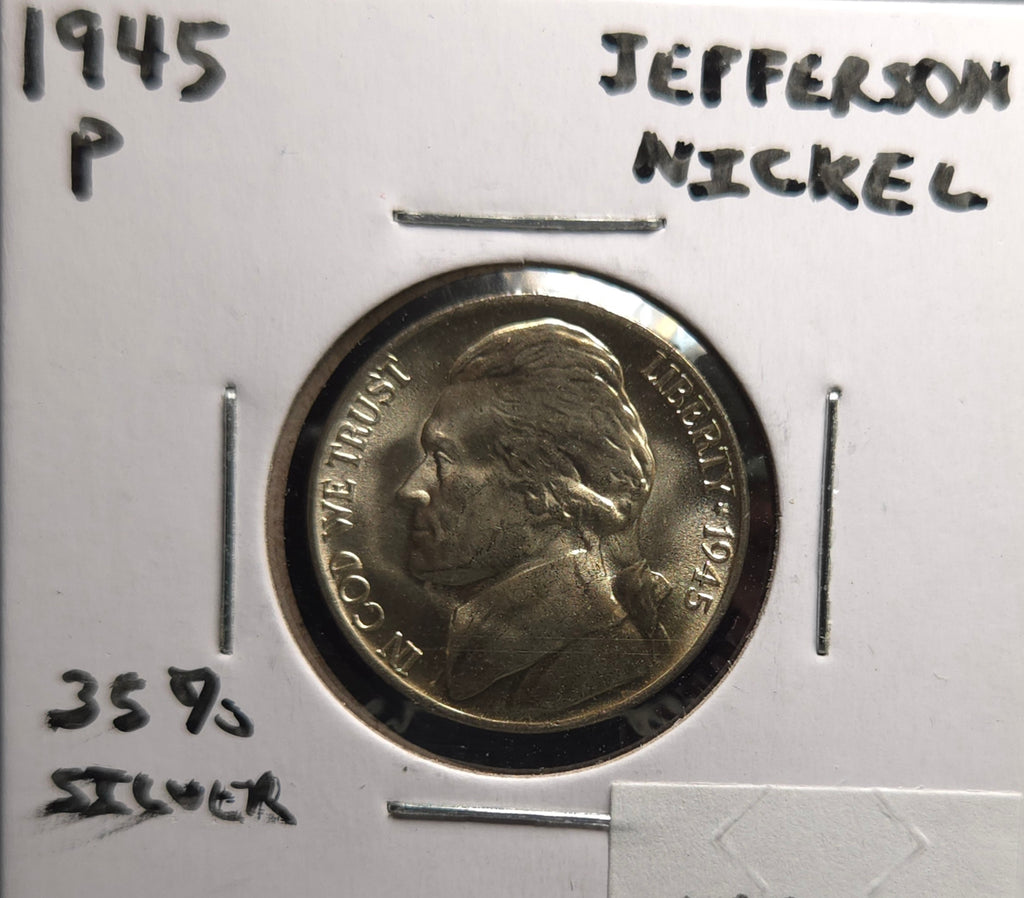 1945 P Jefferson Nickel